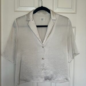 Wilfred Beso Satin Shirt in White